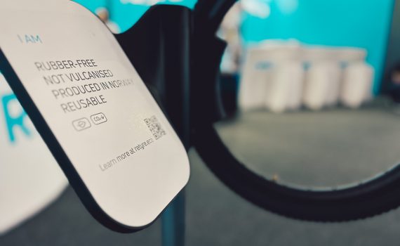 reTyre rubber free tires exhibited at Eurobike 2023